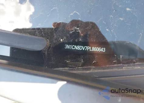 2023 Nissan Versa 1.6 S Xtronic Cvt z USA, uszkodzony, nr VIN 3N1CN8DV7PL860643